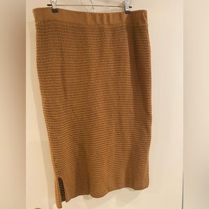 Crochet midi skirt